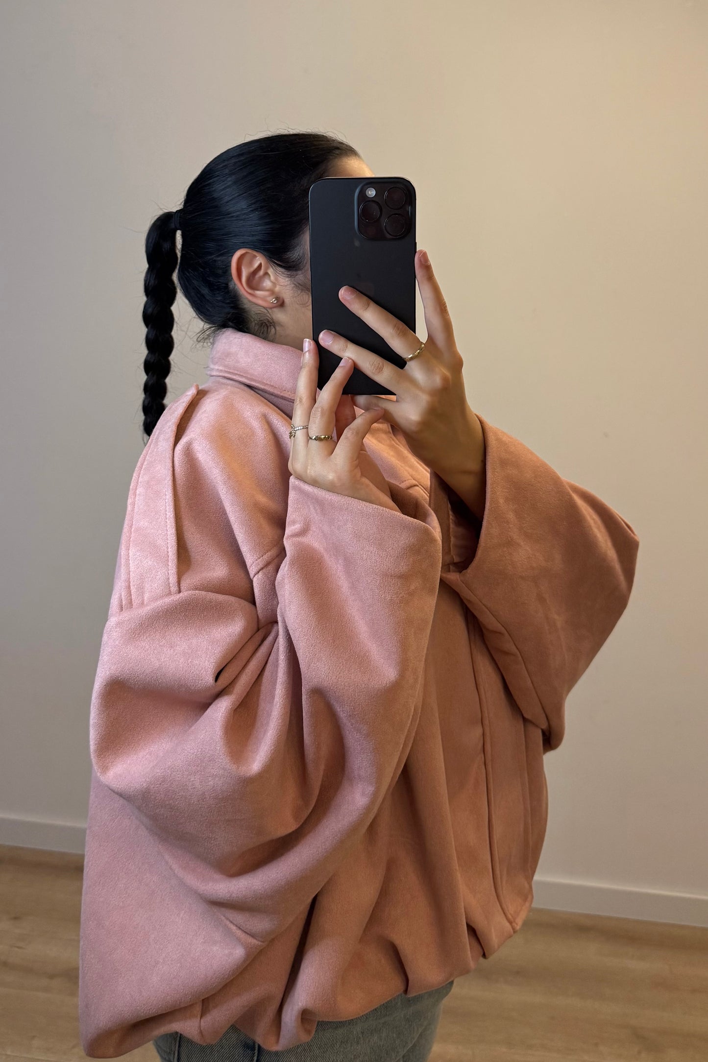 Suède Jacket Pink