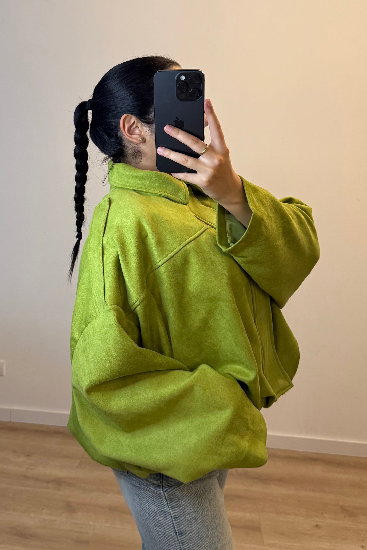 Suède Jacket Green