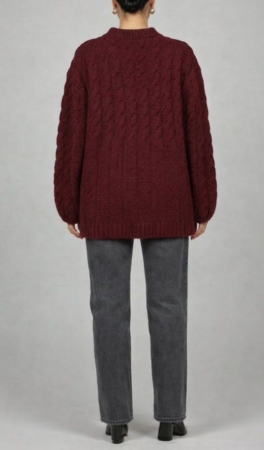 Woolen Sweater Burgundy