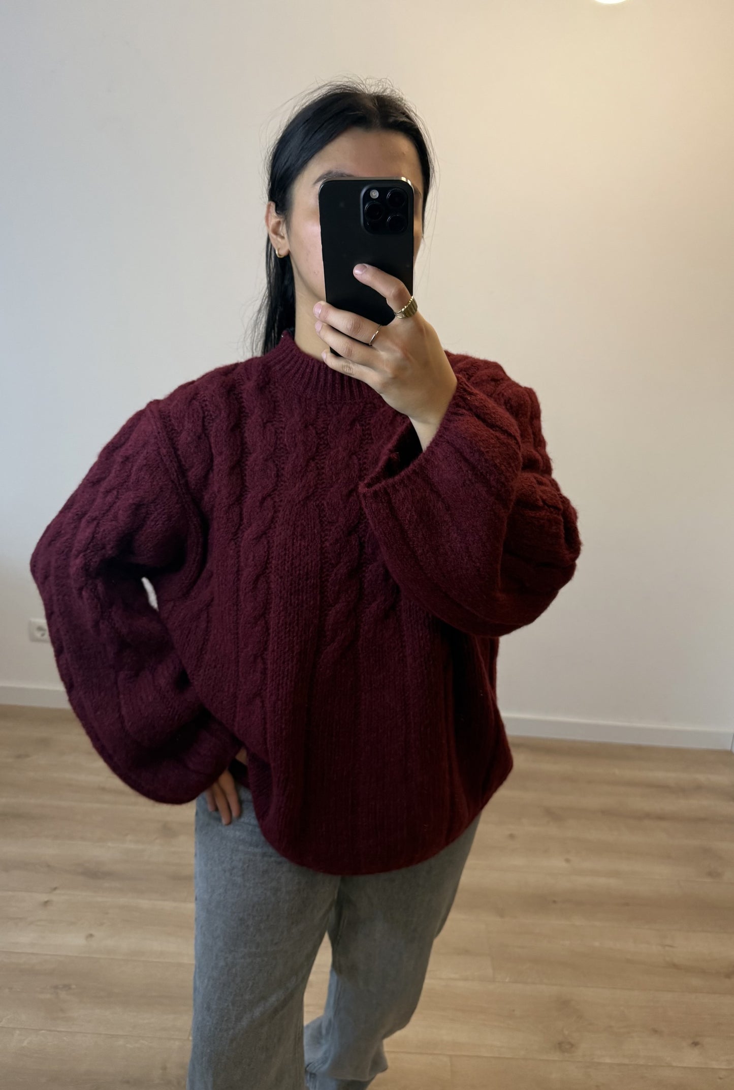 Woolen Sweater Burgundy