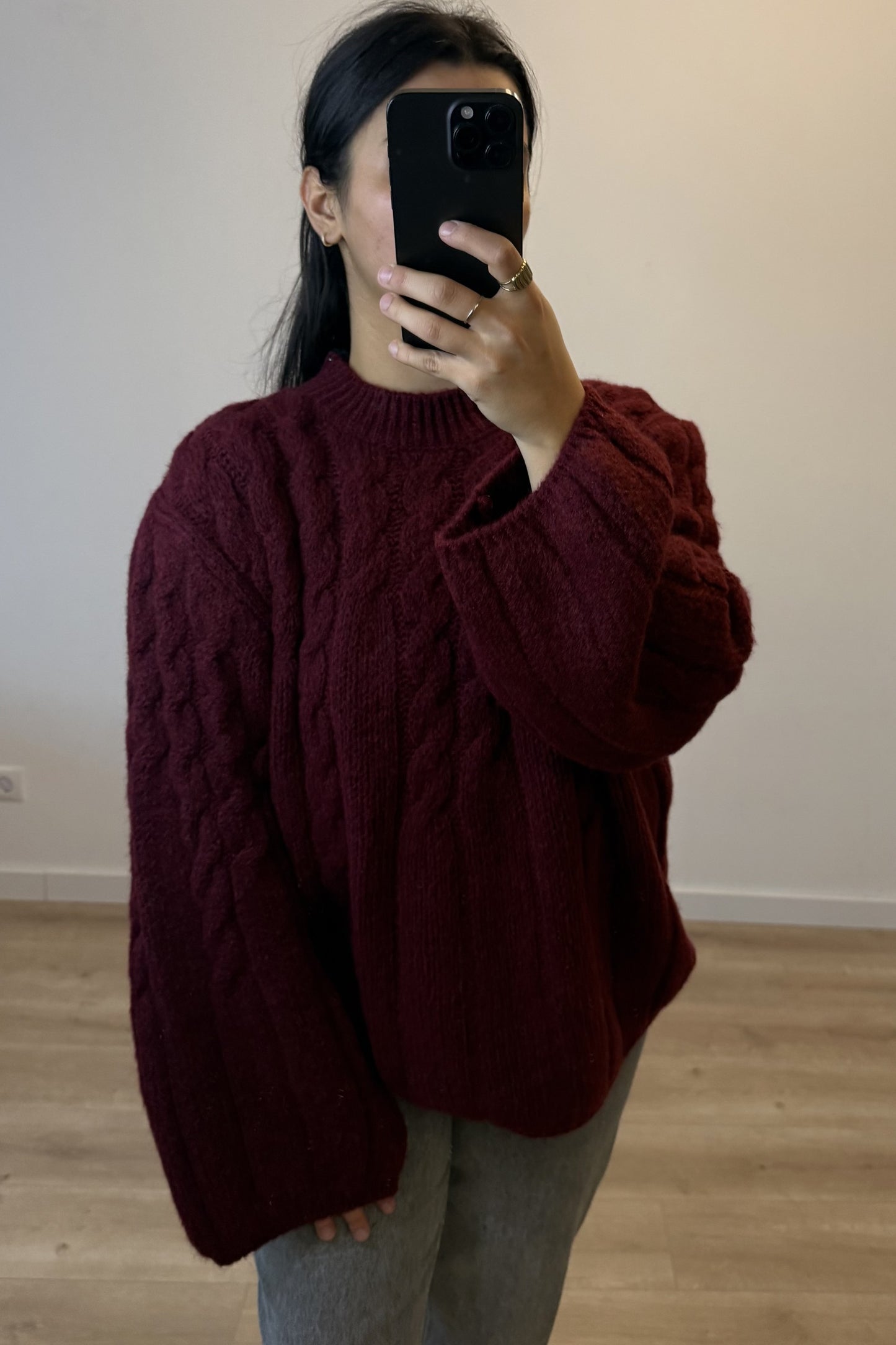 Woolen Sweater Burgundy