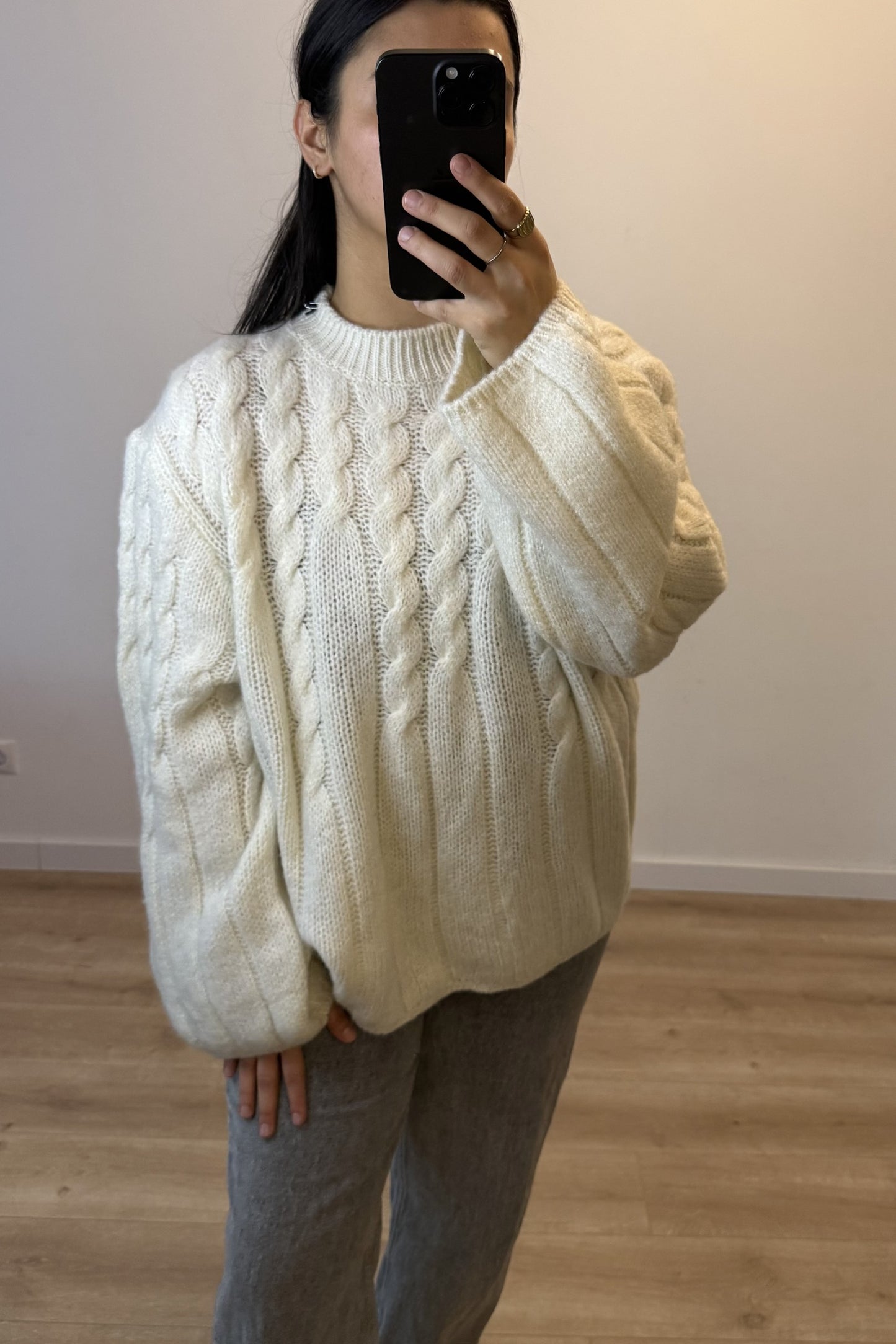Woolen Sweater White