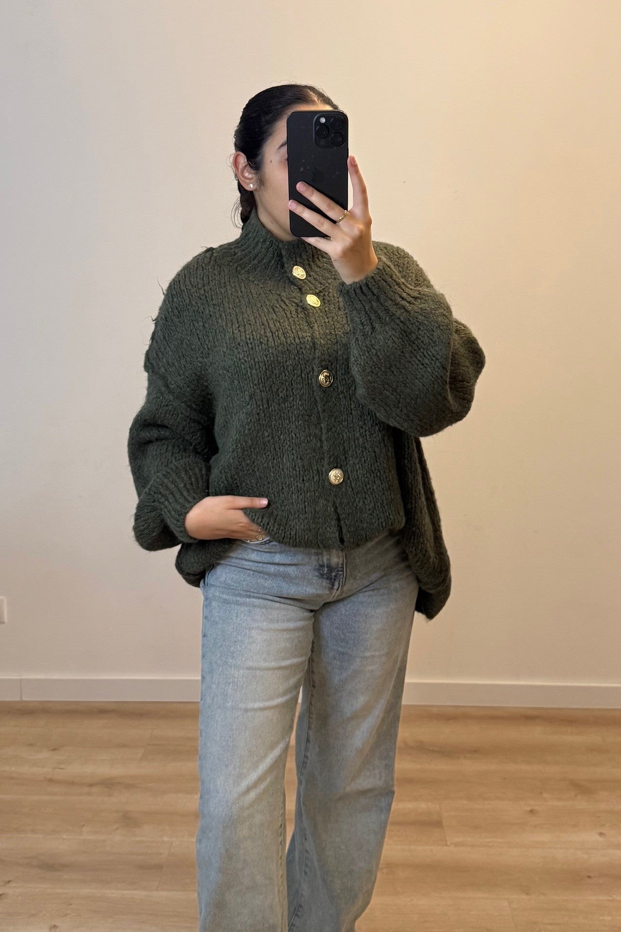 Classy Cardigan Green