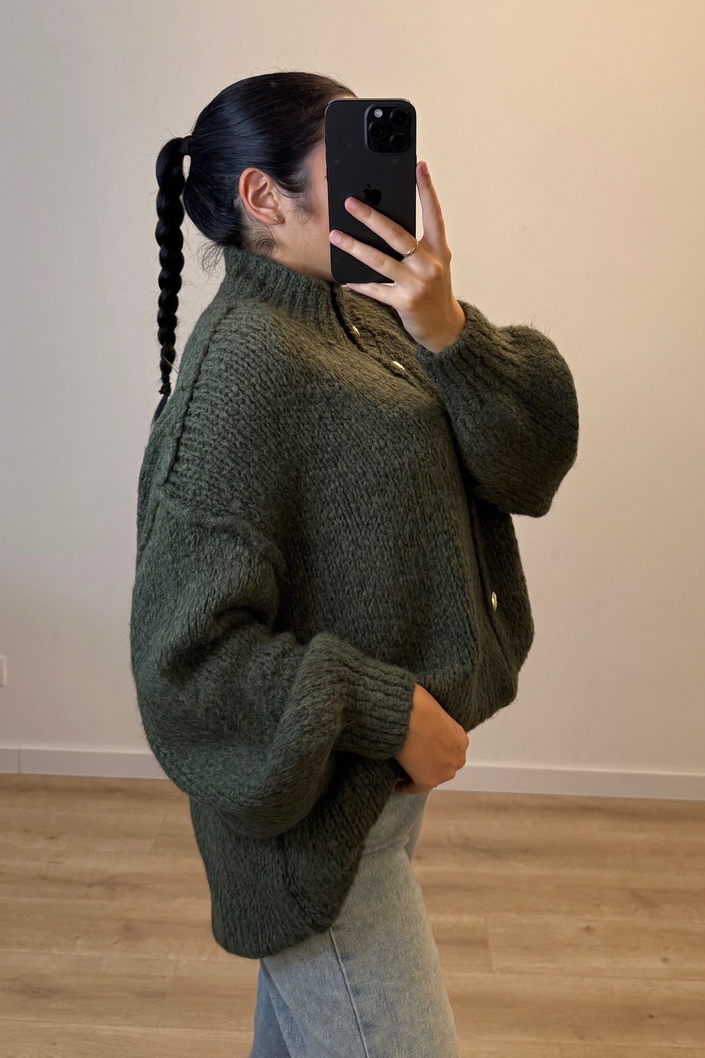 Classy Cardigan Green