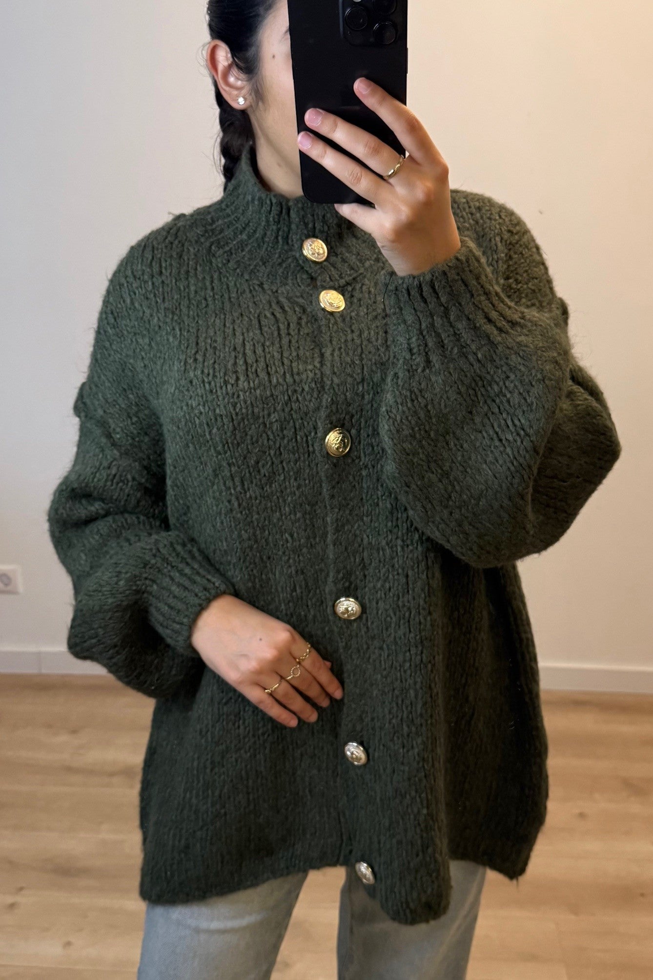 Classy Cardigan Green