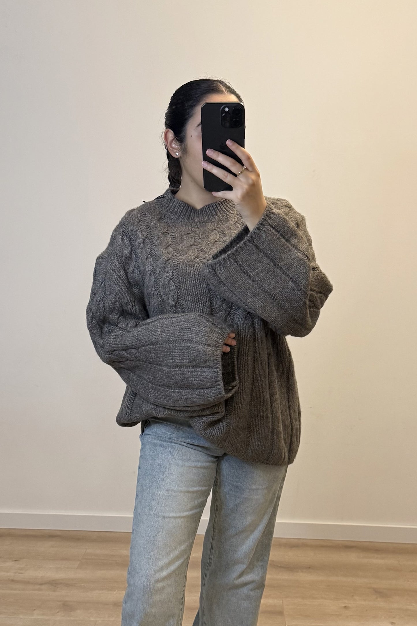 Woolen Sweater Taupe