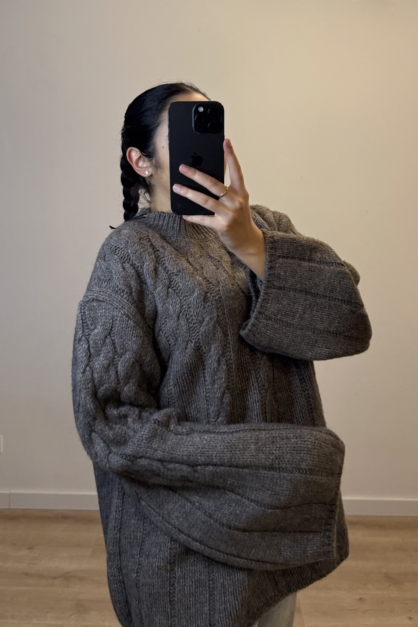 Woolen Sweater Taupe