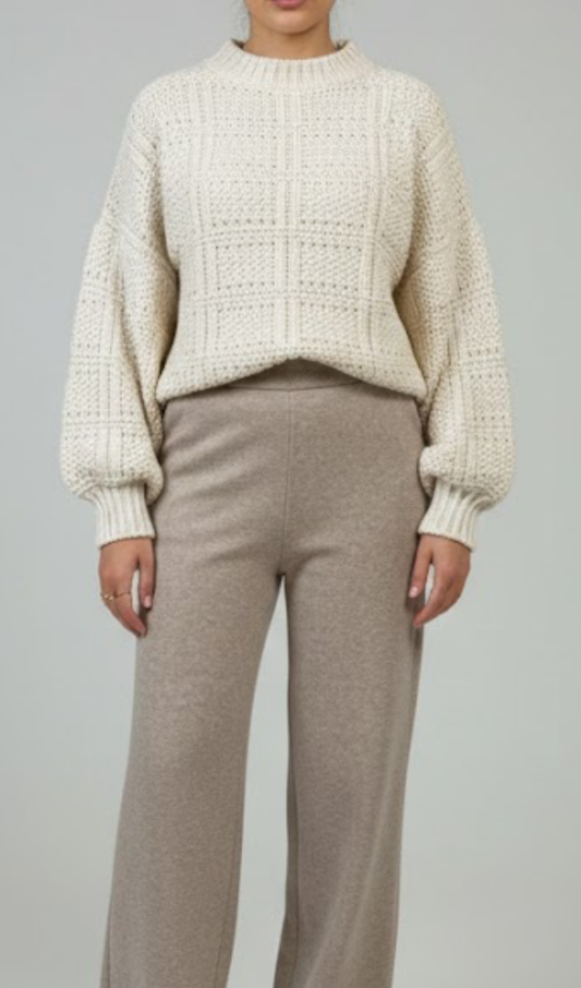 Knitted Sweater White