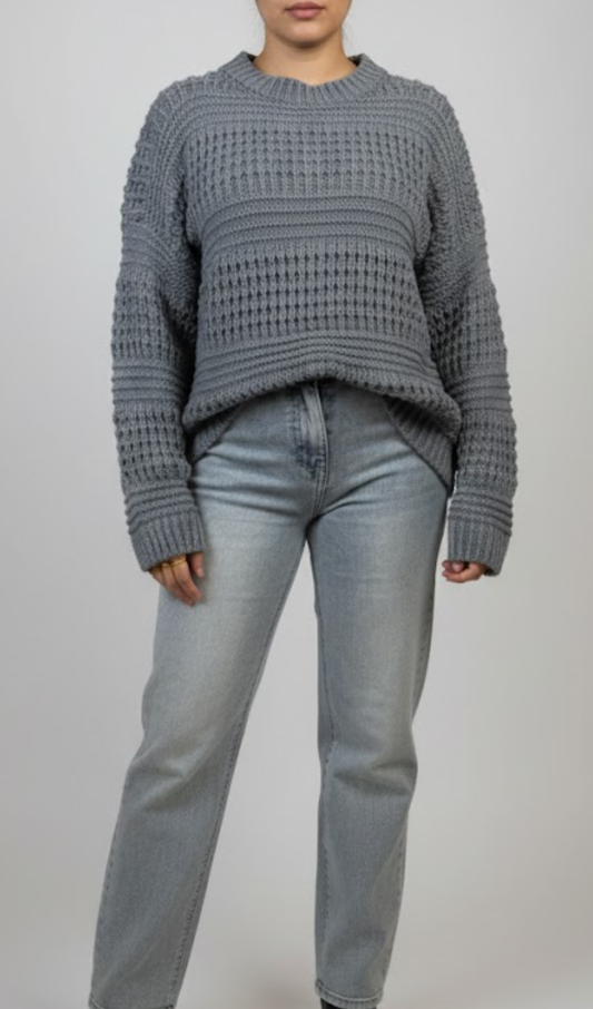 Knitted Sweater Grey