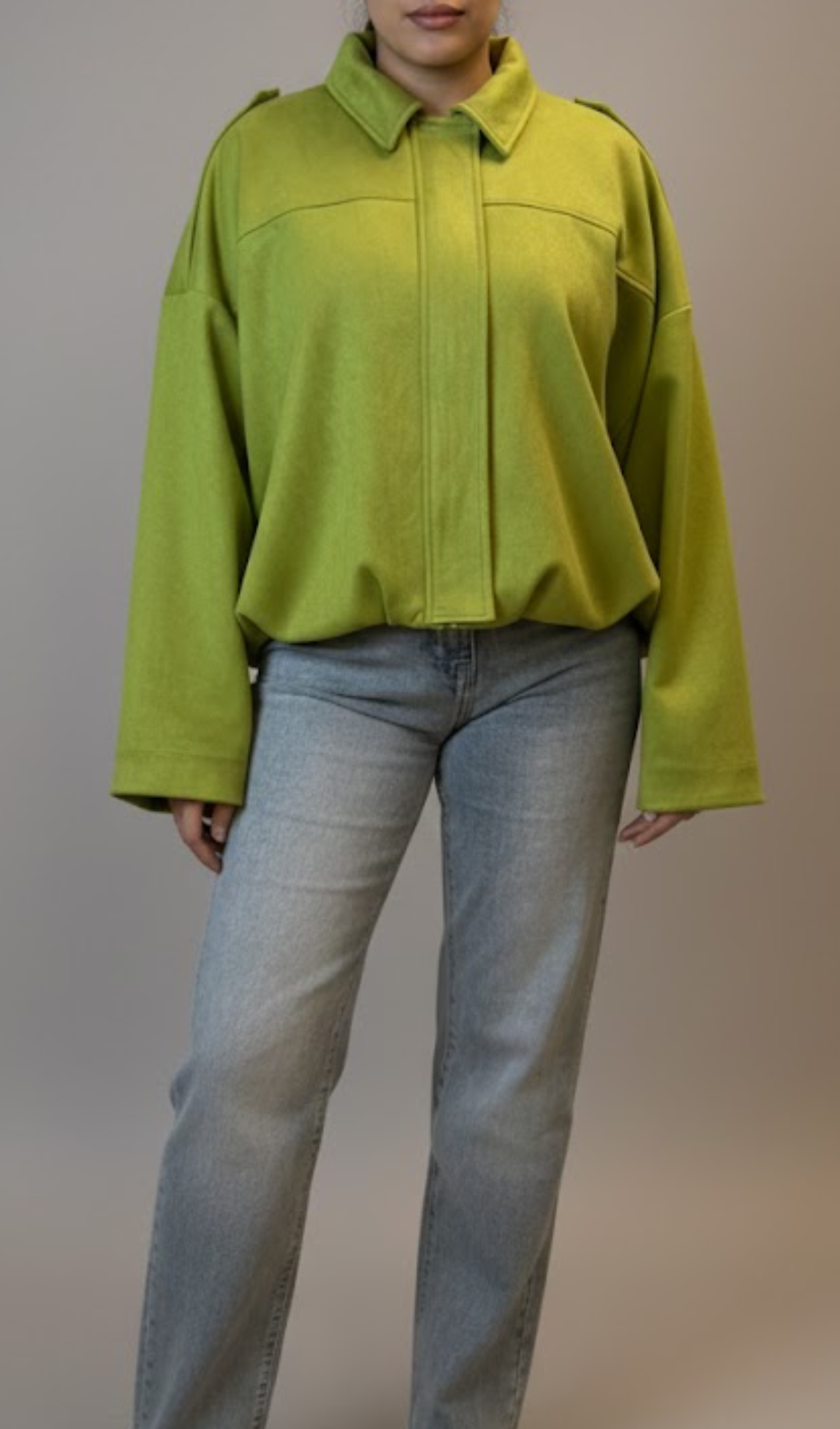 Suède Jacket Green