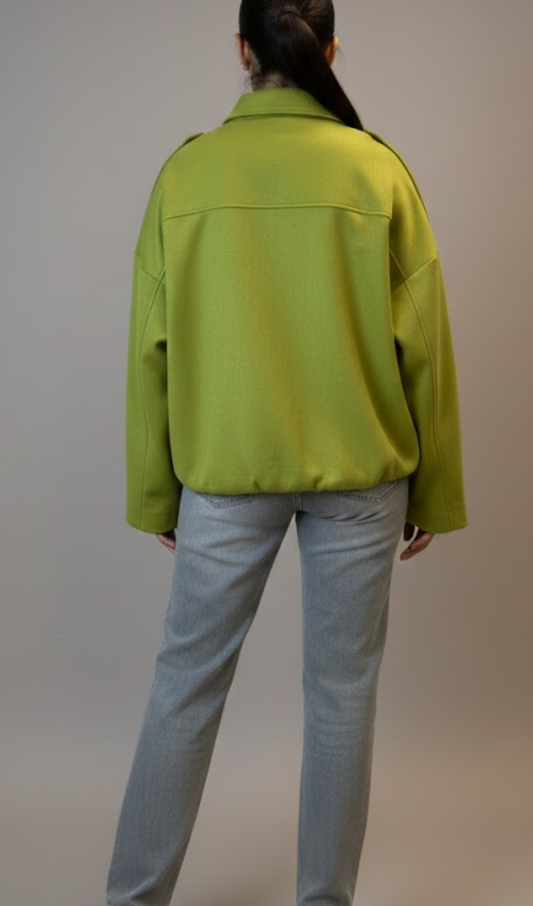 Suède Jacket Green
