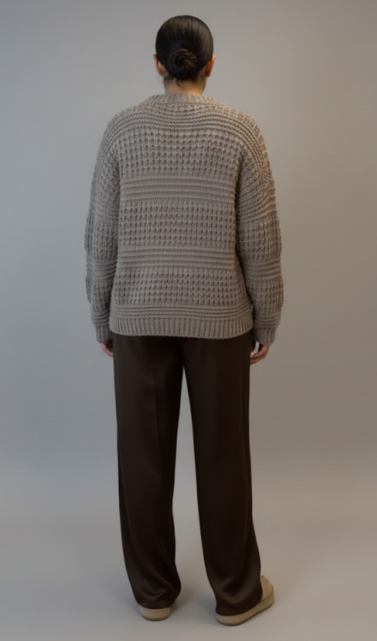 Knitted Sweater Taupe