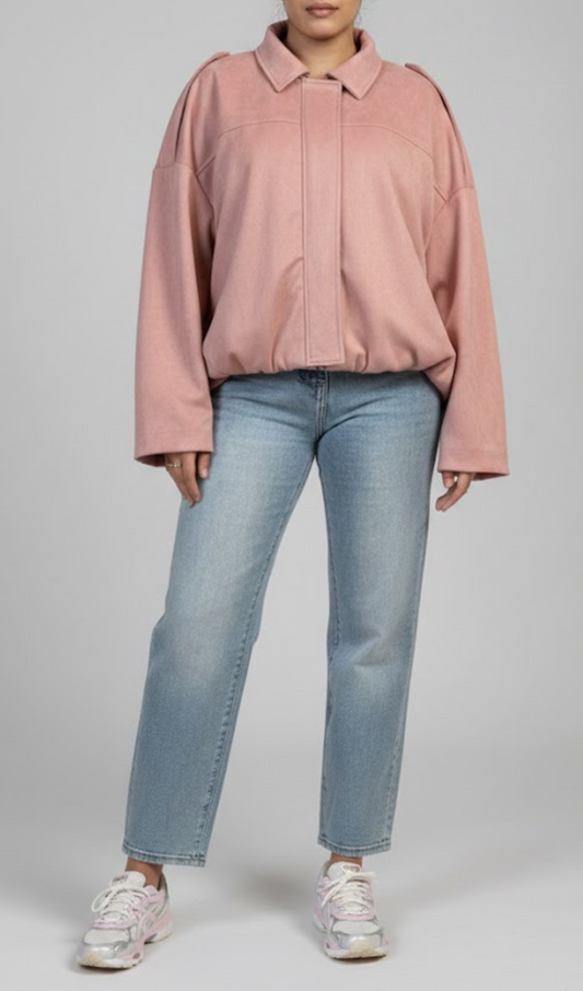 Suède Jacket Pink