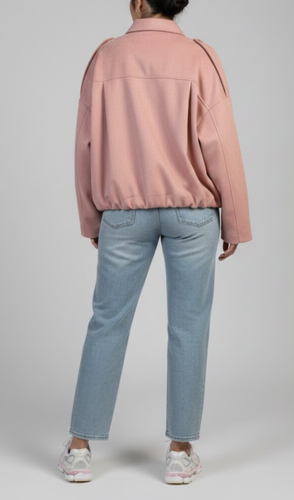 Suède Jacket Pink