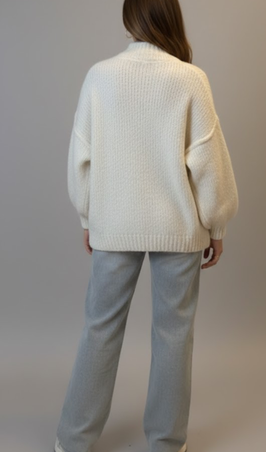 Classy Cardigan White