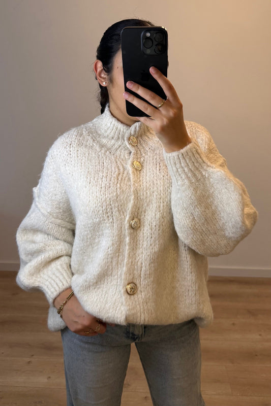 Classy Cardigan White