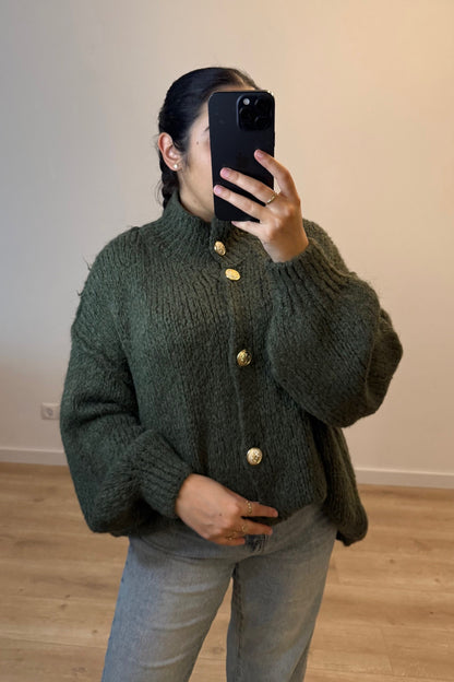 Classy Cardigan Green