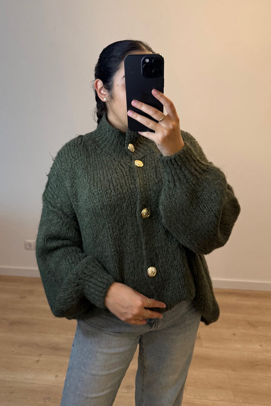 Classy Cardigan Green