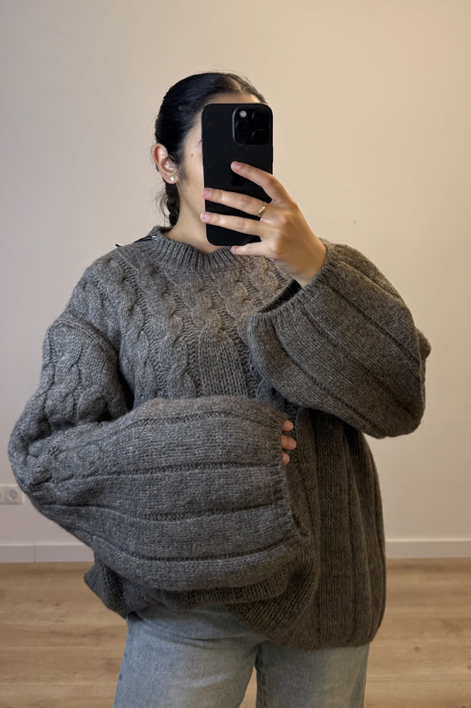 Woolen Sweater Taupe